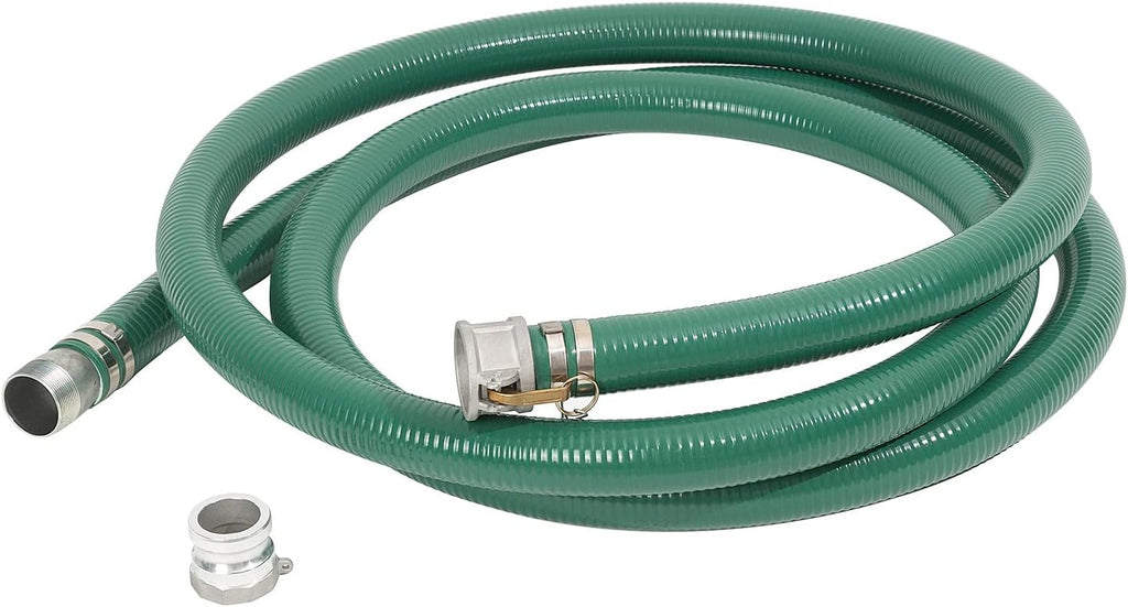 2 x 50' Blue PVC Backwash Hose & 2 x 20' Green PVC Suction Hose with Aluminum Camlock Fittings H211