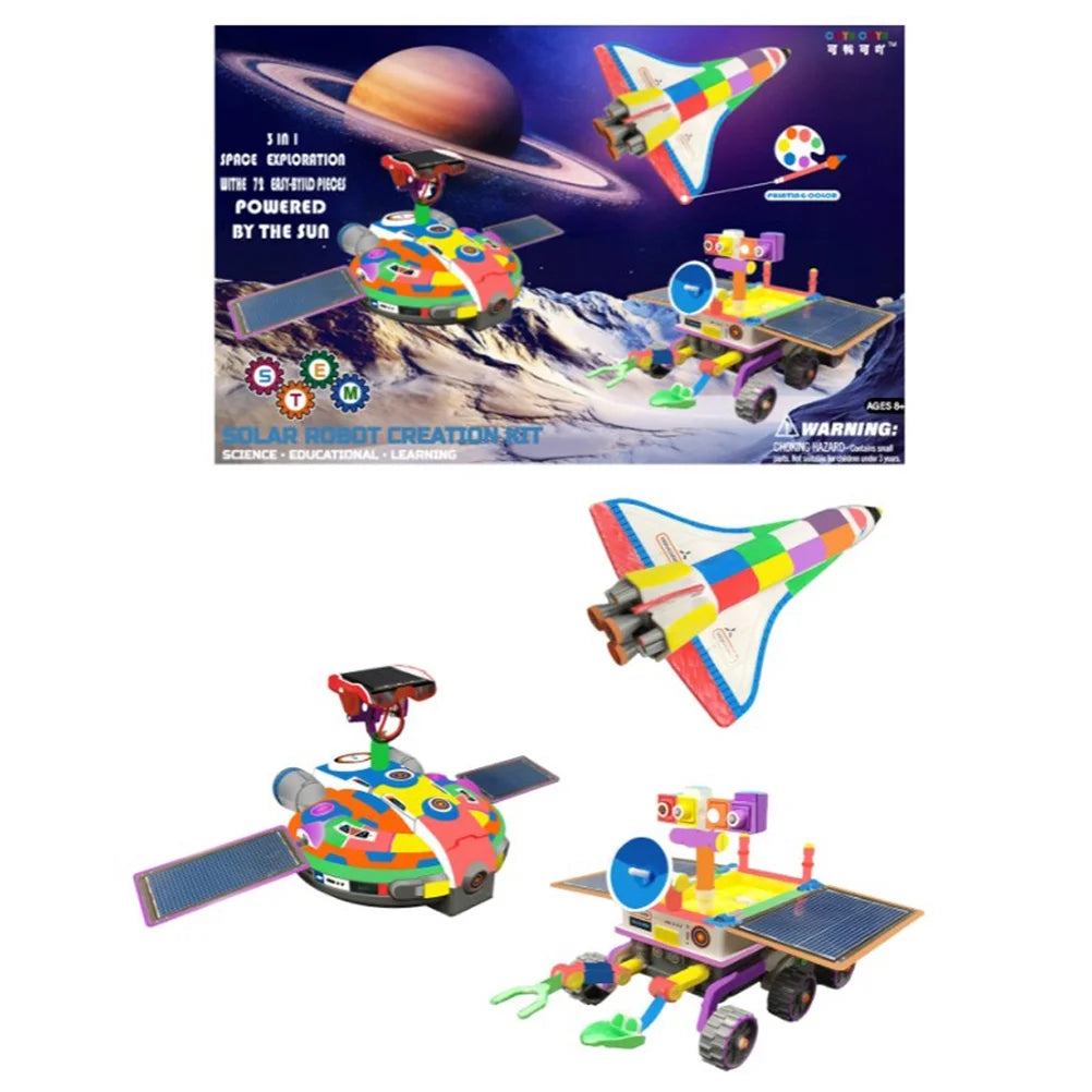 3 In 1 Solar Robot Toy Building Kit T8805