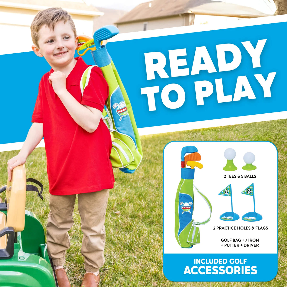 6V Ride On Golf Cart for Toddlers Y4979