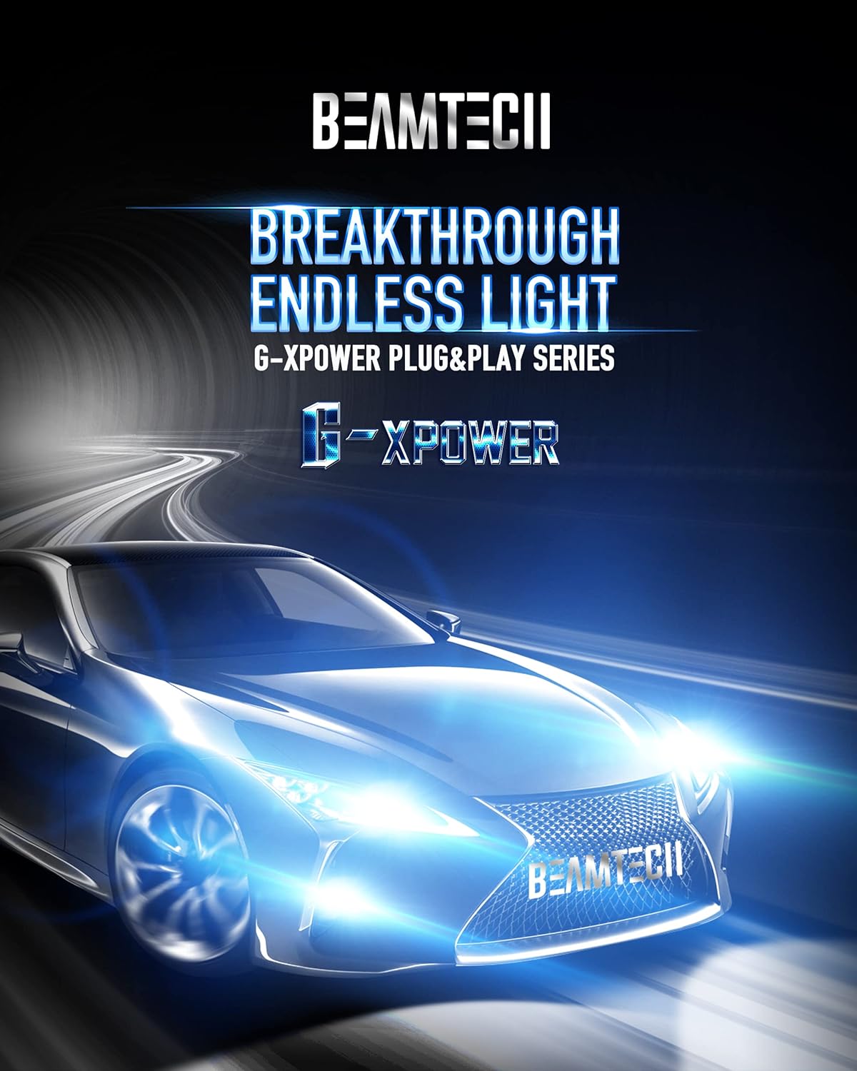 9005 LED Bulbs 6500K Xenon White HB3 Conversion Kits Pack of 2 W741