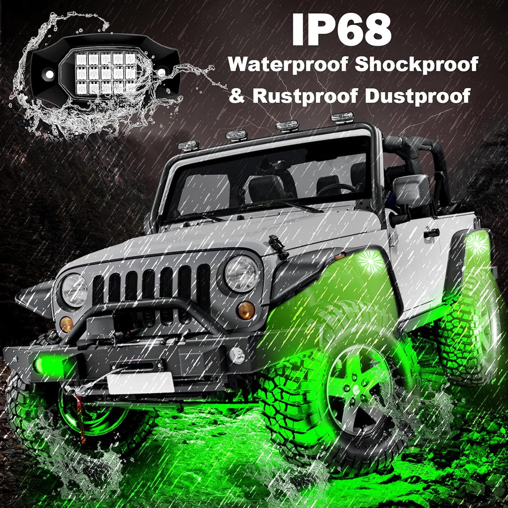 6 Pods Waterproof Car Underglow LED Lights Kit Y917