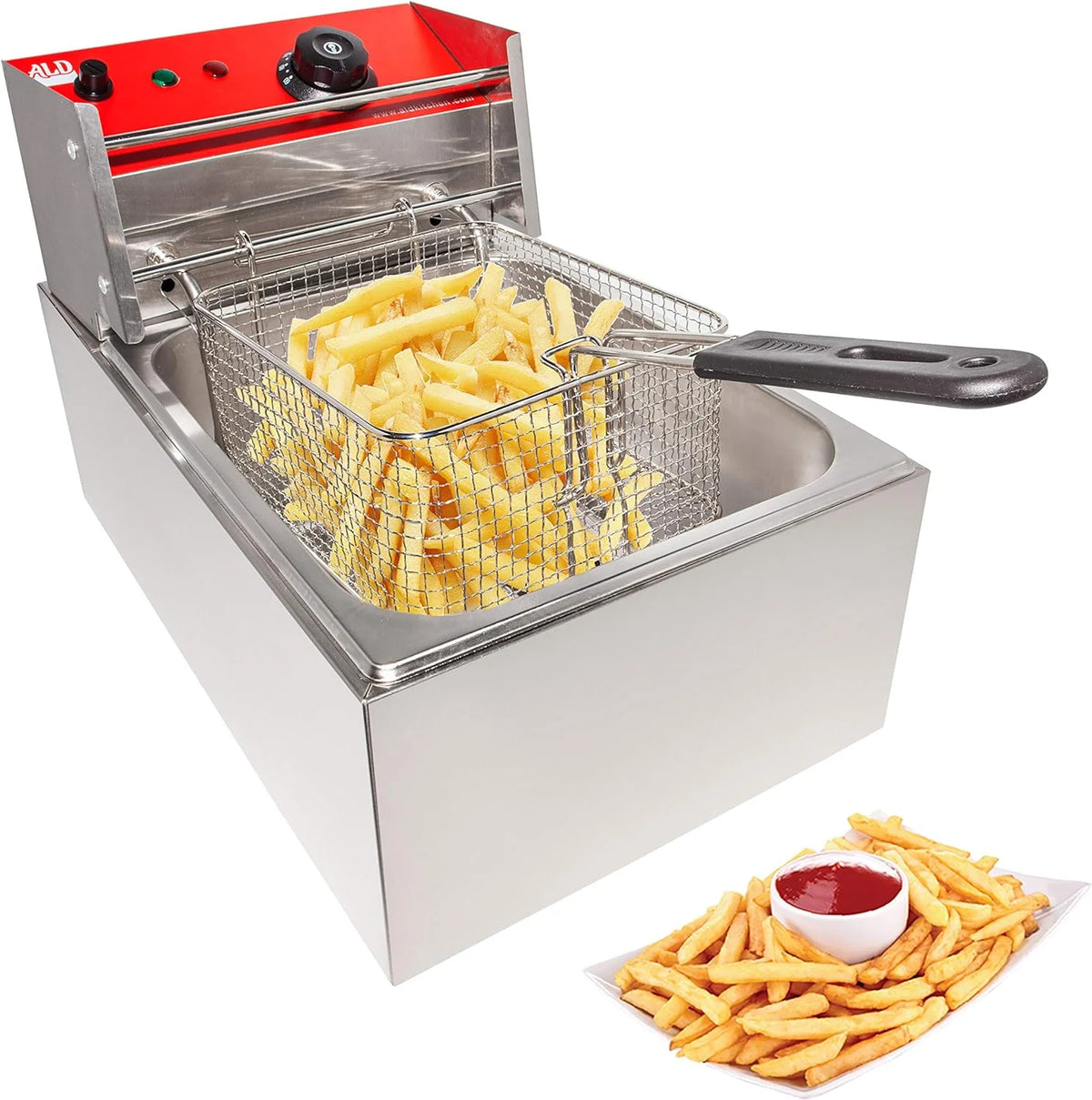 1 & 2 Baskets Deep Fryer T1170