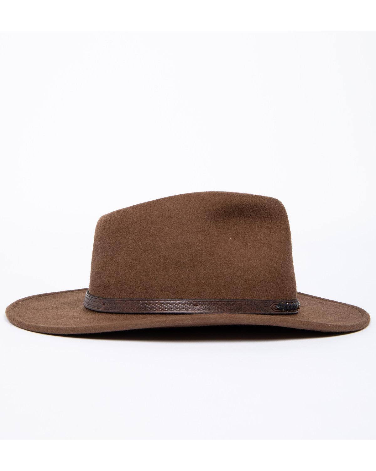 Pecan Felt Hat Y427