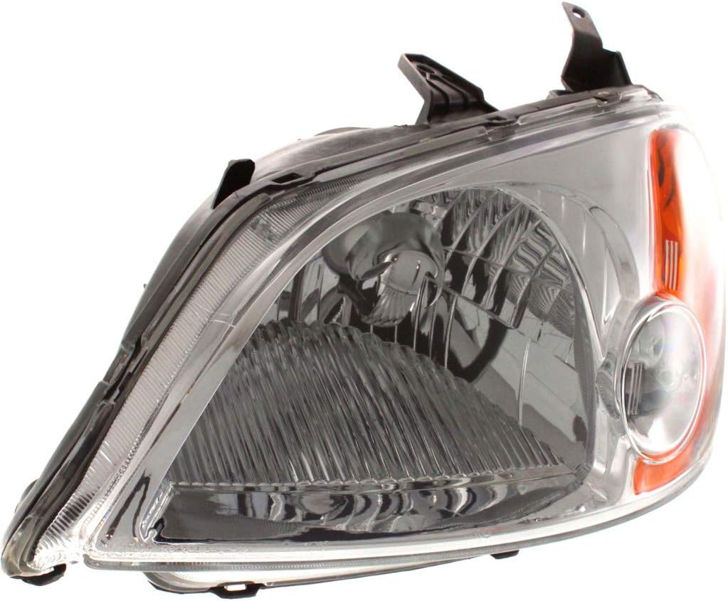 Headlight Assembly 2003 Driver Side with Bulbs D79994