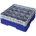 Blue 16 Compartment Glass Rack M639653