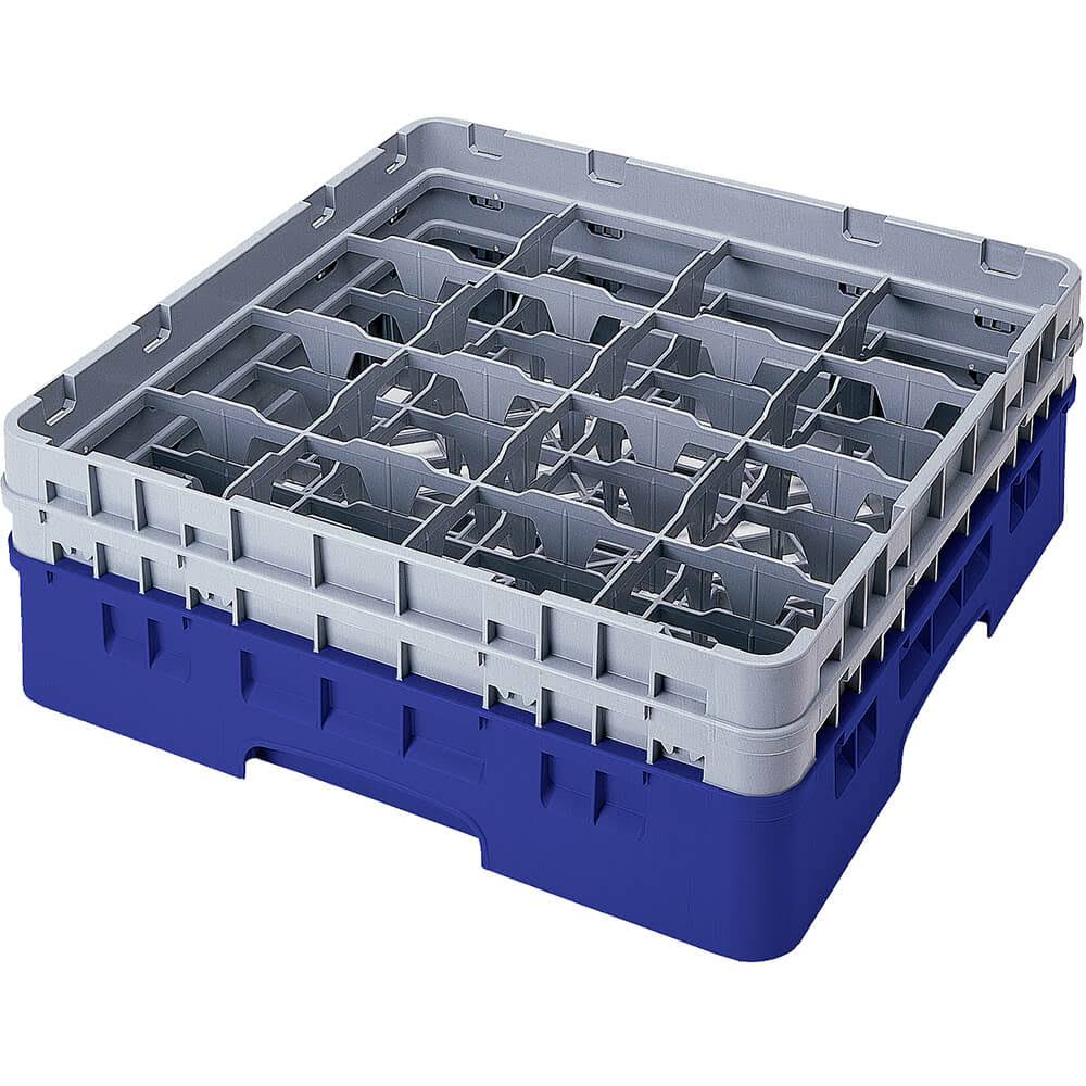 Blue 16 Compartment Glass Rack M639653