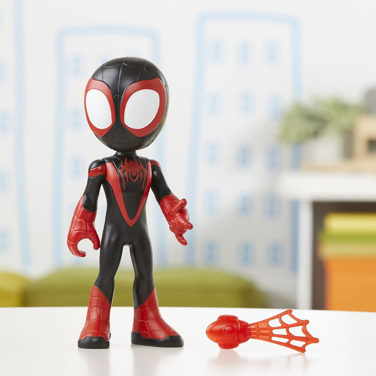 Spidey and His Amazing Friends Supersized Miles Morales: Spider-Man 9-inch Action Figure S4872