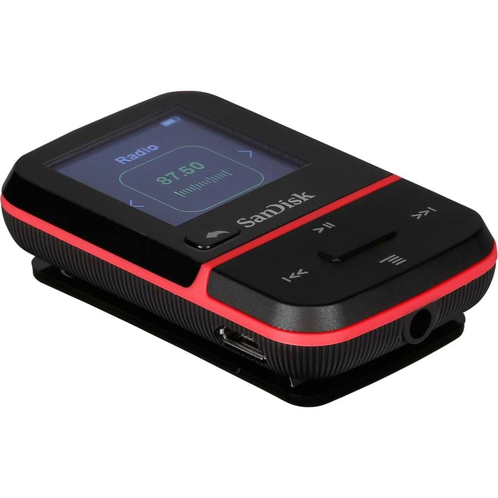 32GB Red SanDisk Clip Sport Go M85073