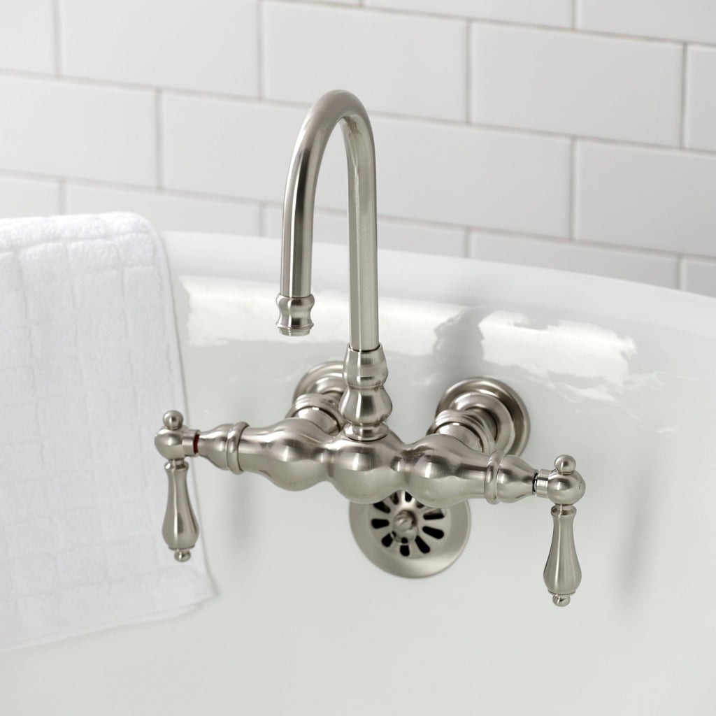 Wall Mount Clawfoot Tub Faucet Polished Chrome P6163
