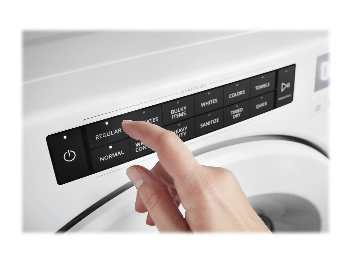 White 27" 7.4 Cu Ft Electric Dryer R8881