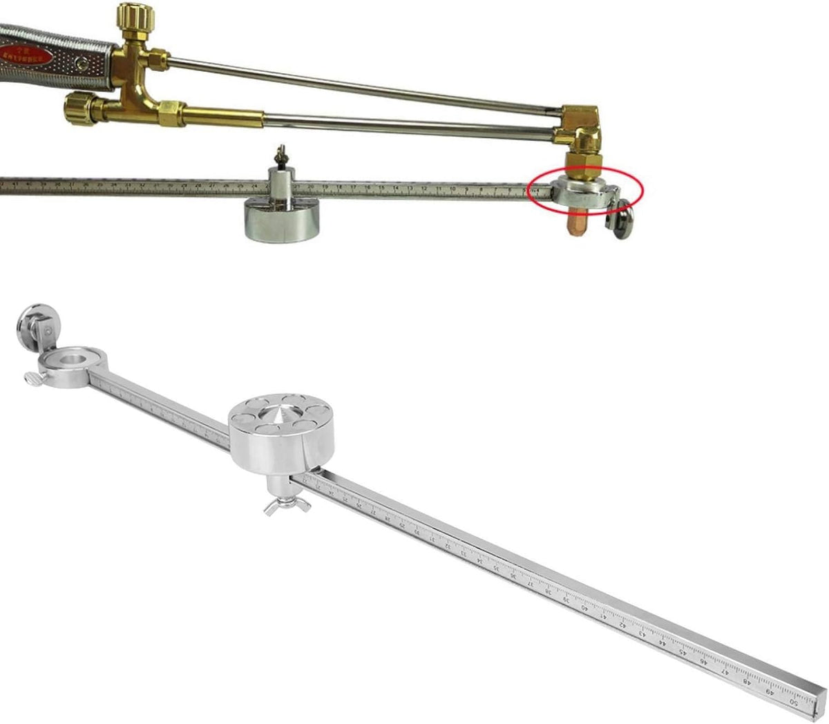 Stainless Steel Oxygen Welding Cutting Tool Accessories with Scale Ruler L987