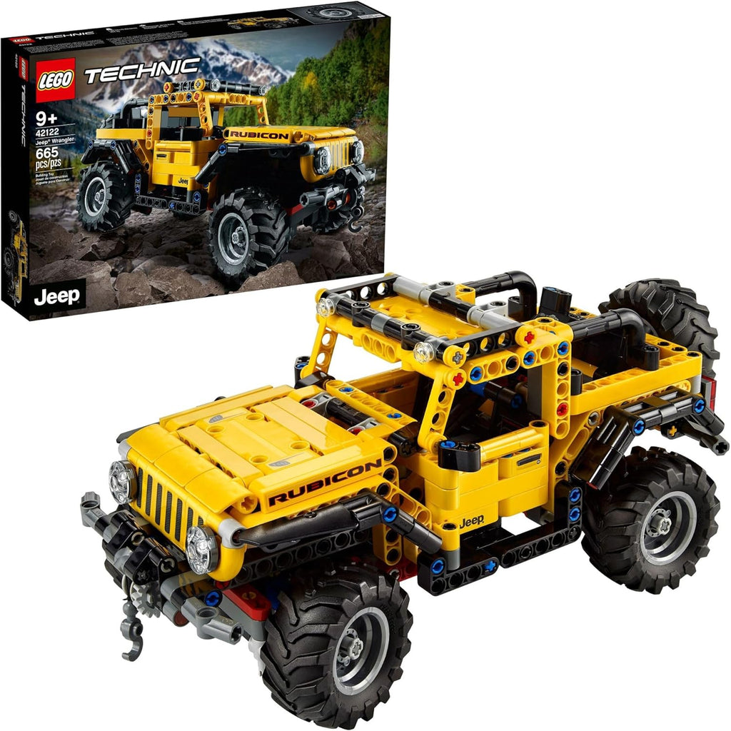 LEGO Technic Jeep Wrangler 4x4 Toy Car 42122 Model Building Kit K665914