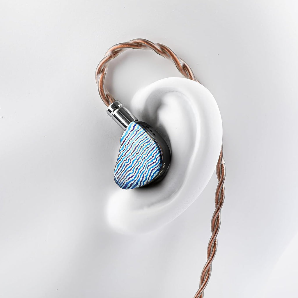 1 DD+1 Planar +2 BA IEM Earphones with Detachable 2pin Cable Y248
