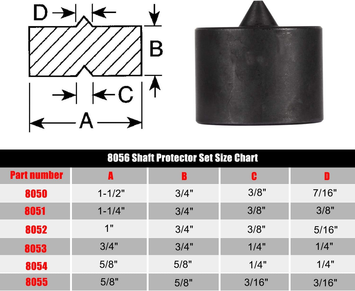 Shaft Protector Set, Large Gear and Pulley Puller & Gear and Pulley Puller O42639