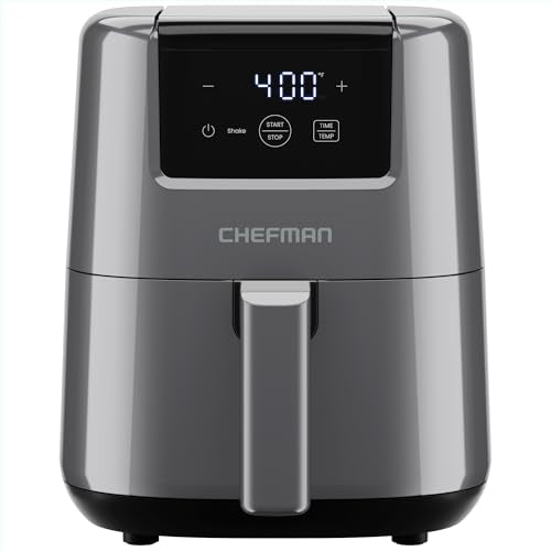 2 Qt Digital Air Fryer with Nonstick Basket – Black T692244