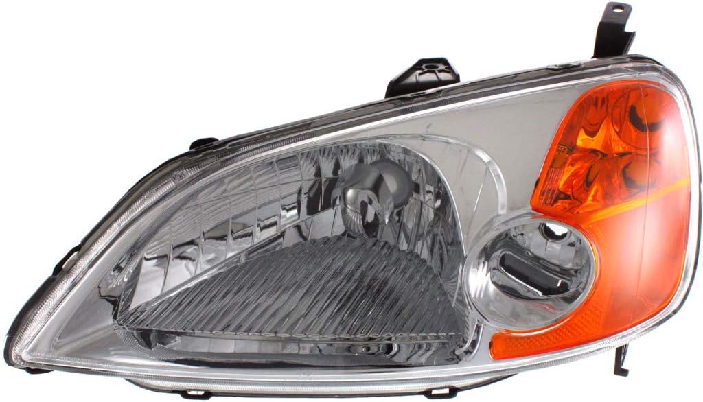 Headlight Assembly 2003 Driver Side with Bulbs D79994