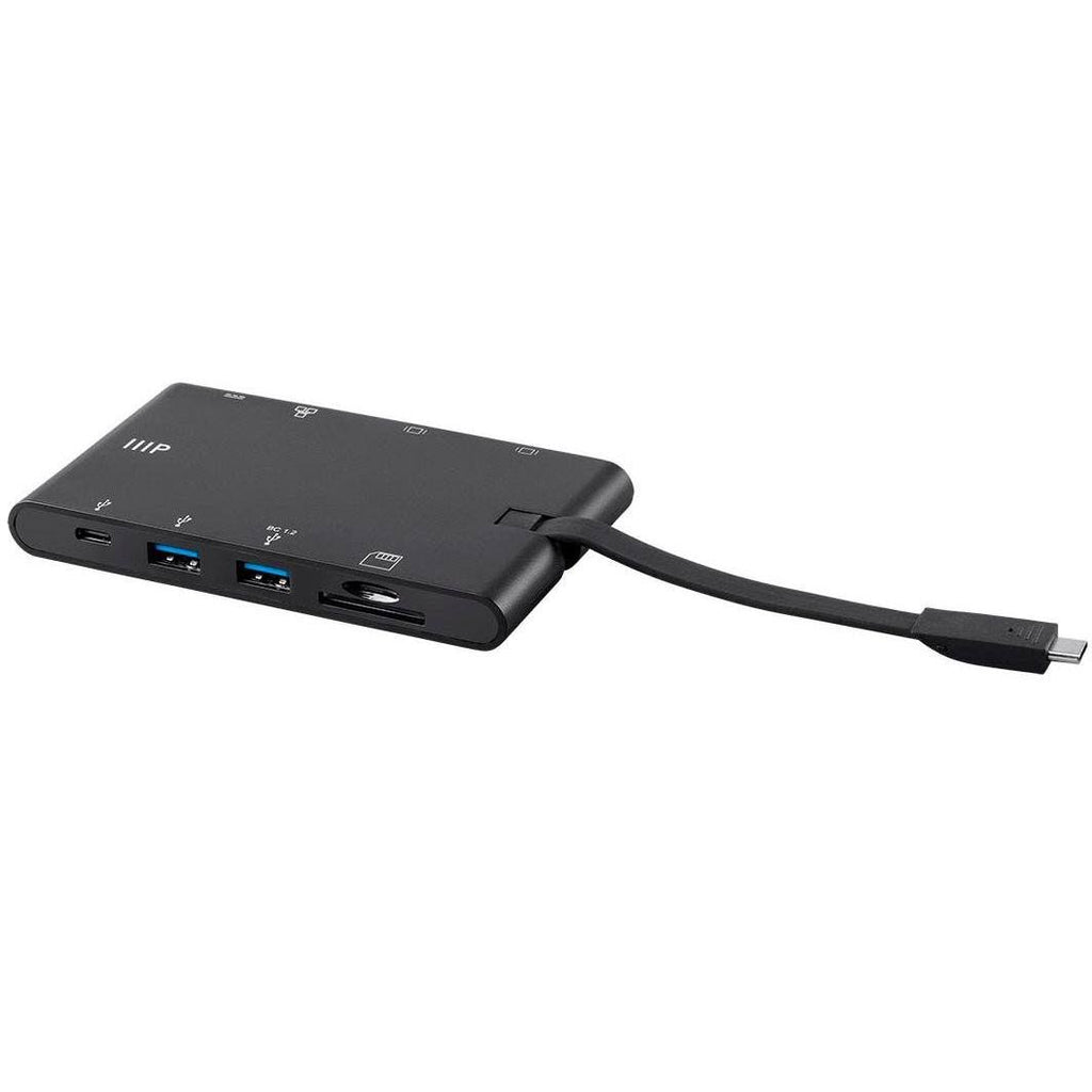 USB-C to HDMI VGA USB 3.0 Gigabit RJ45 SD Card Adapter X9992