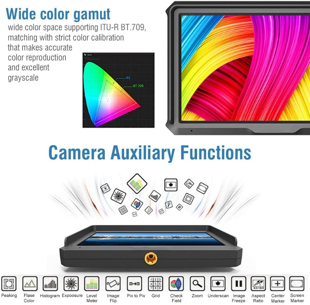5inch IPS Screen HDMI Video Monitor E3786