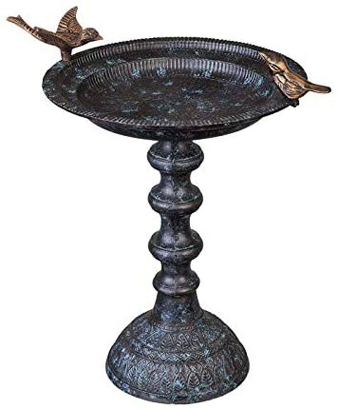 Cast Iron Bird Bath on Pedestal V2998