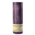 Textured Lilac Pillar Candles 3 Pc Y704