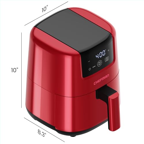 2 Qt Digital Air Fryer with Nonstick Basket – Black T692244