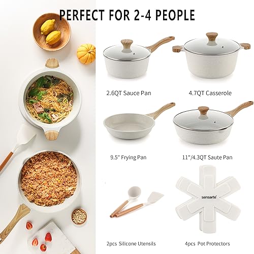 13-Piece Nonstick Granite Cookware Set with Stay-Cool Handles G4192