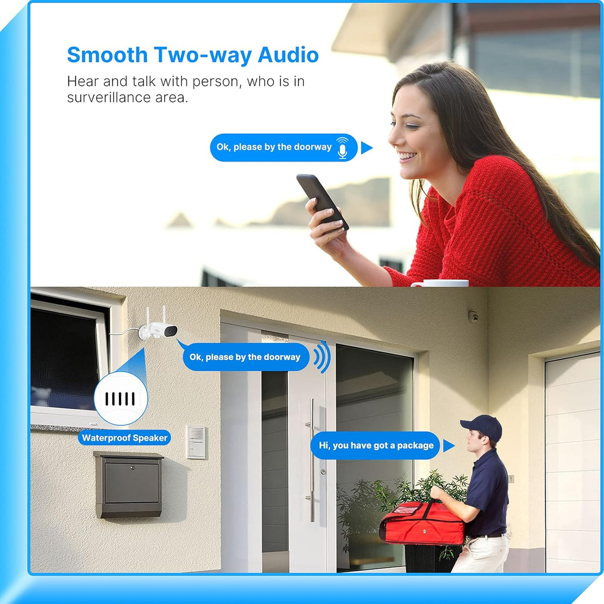 3MP Wireless Security Camera System with 8CH NVR and 1TB Hard Drive N756588