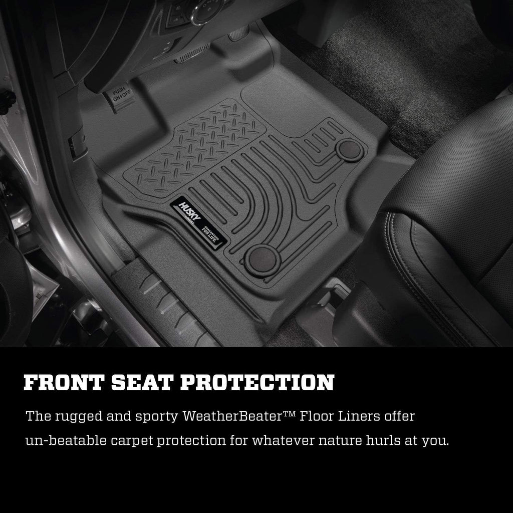 Black Front & 2nd Seat Floor Liners 3 Pcs B8566