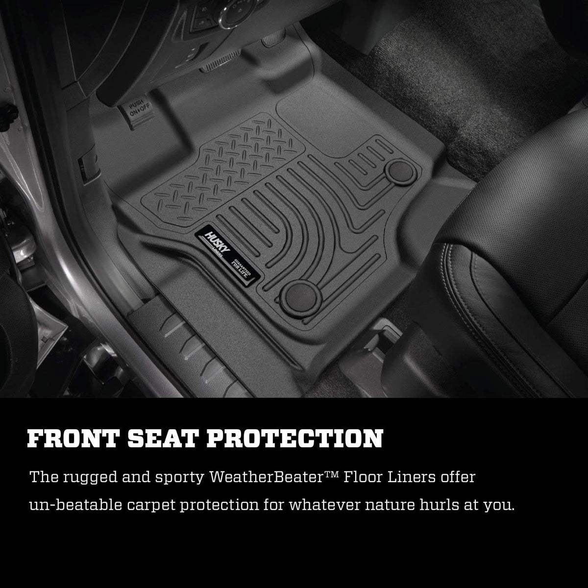 Black Front & 2nd Seat Floor Liners 3 Pcs B8566