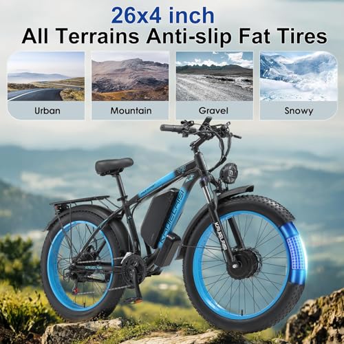 26" Fat Tire Dual Motor Electric Bike L469248