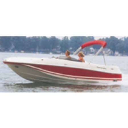 Styled-to-Fit Boat Cover for I/O Deck Boats with Walk Thru Windshield K78977