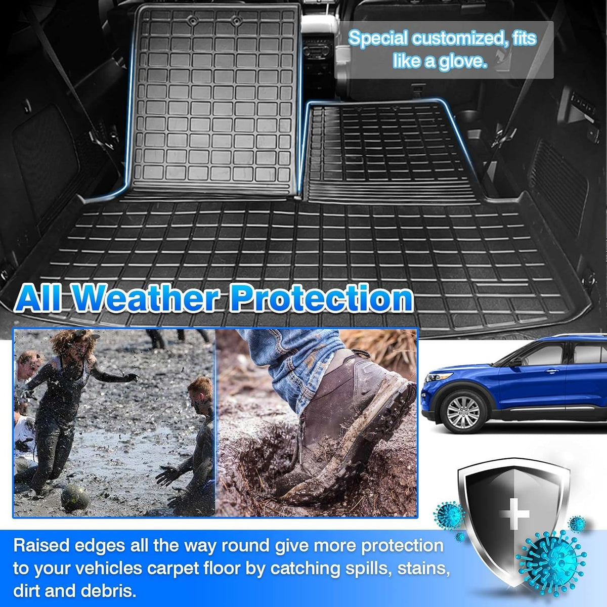 All Weather TPE Cargo Liner Trunk Mat C67694