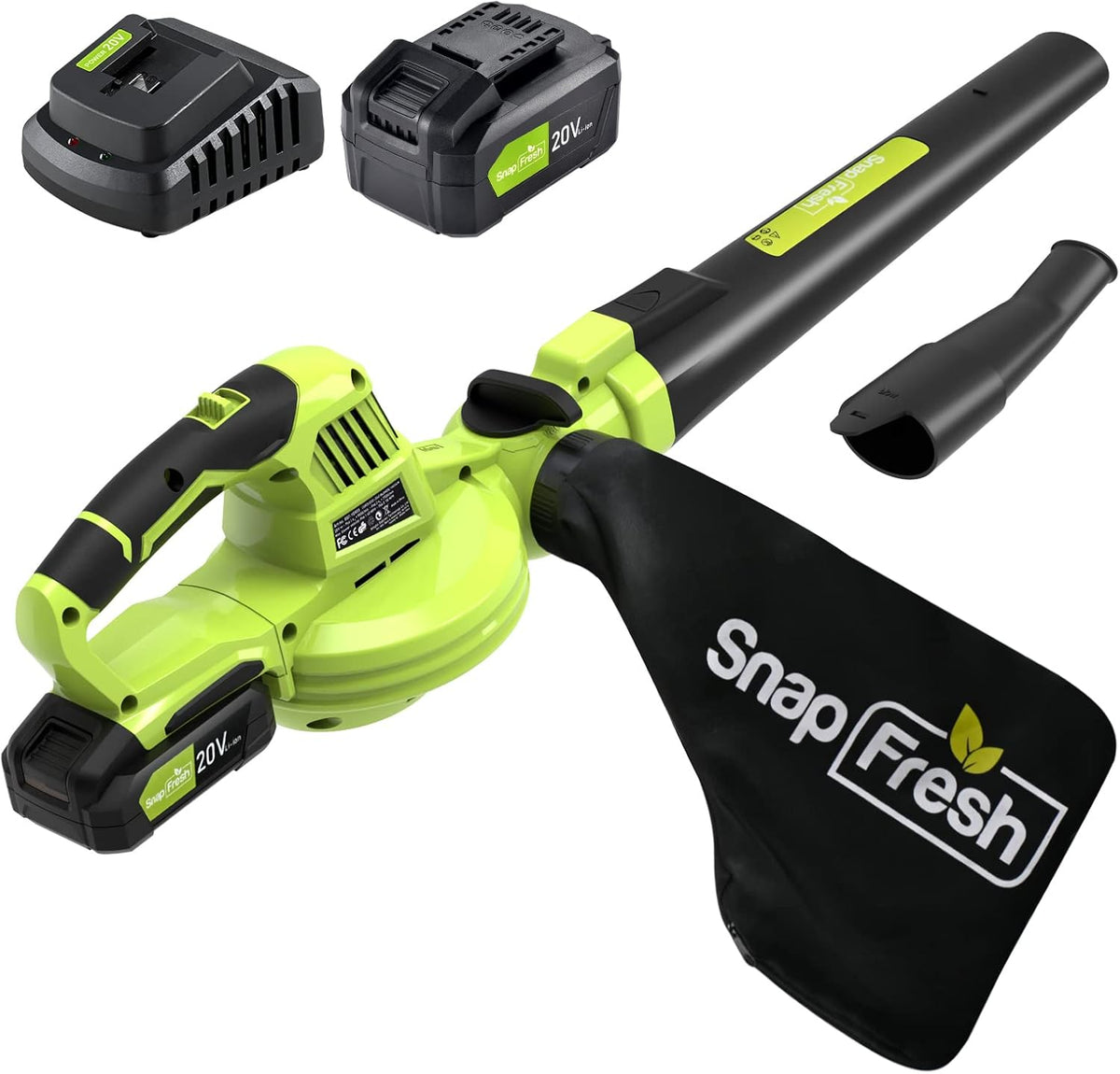 20V Cordless Leaf Blower with 4.0Ah Battery and Charger V927