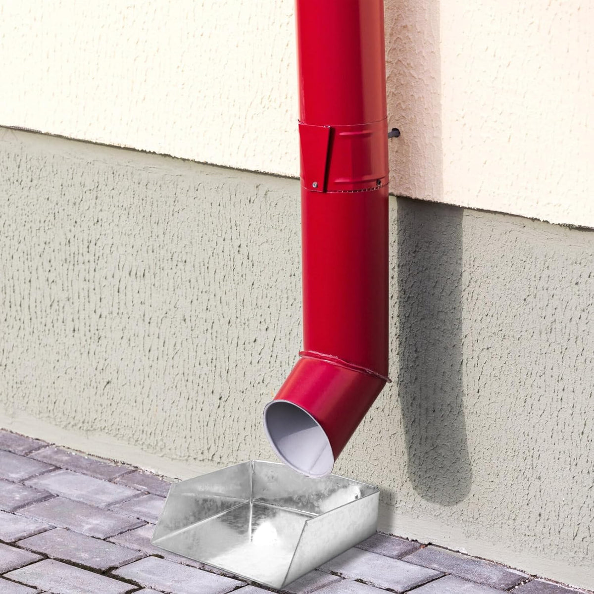 Metal Rain Gutter Downspout Splash Block A483