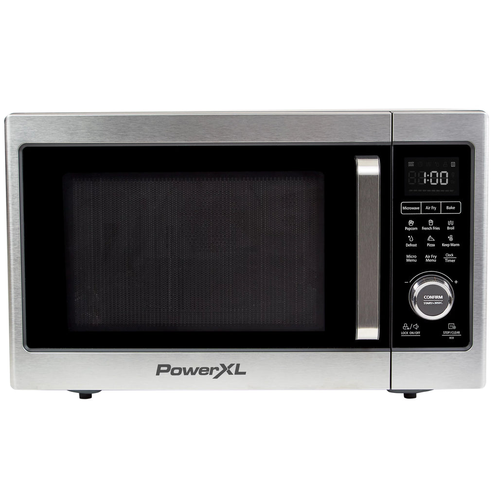 Stainless Steel / Black Microwave Air Fryer, 1cu. ft. L747