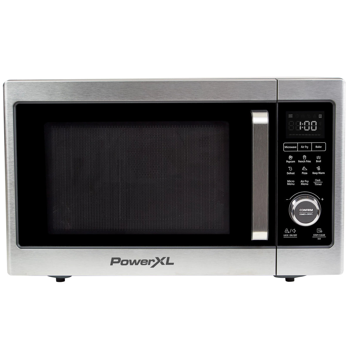 Stainless Steel / Black Microwave Air Fryer, 1cu. ft. L747