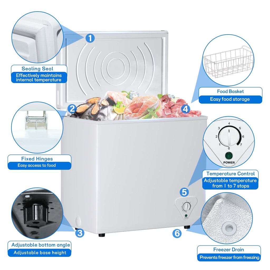 7 Cu. Ft. Chest Freezer with Removable Basket L552242
