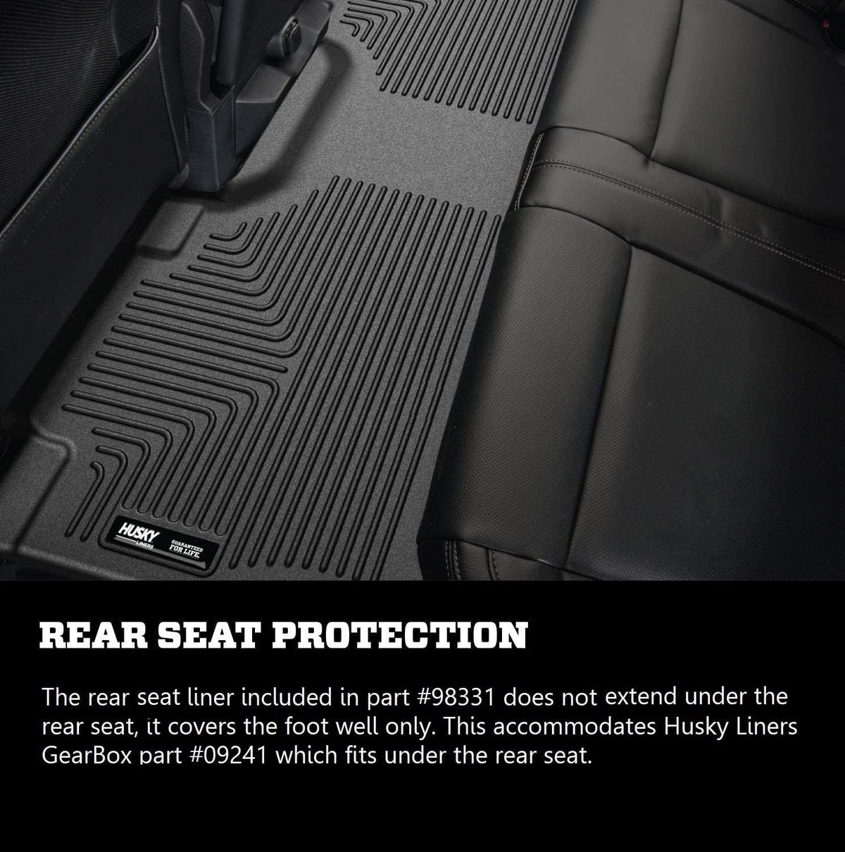 Black Front & 2nd Seat Floor Liners 3 Pcs B8566