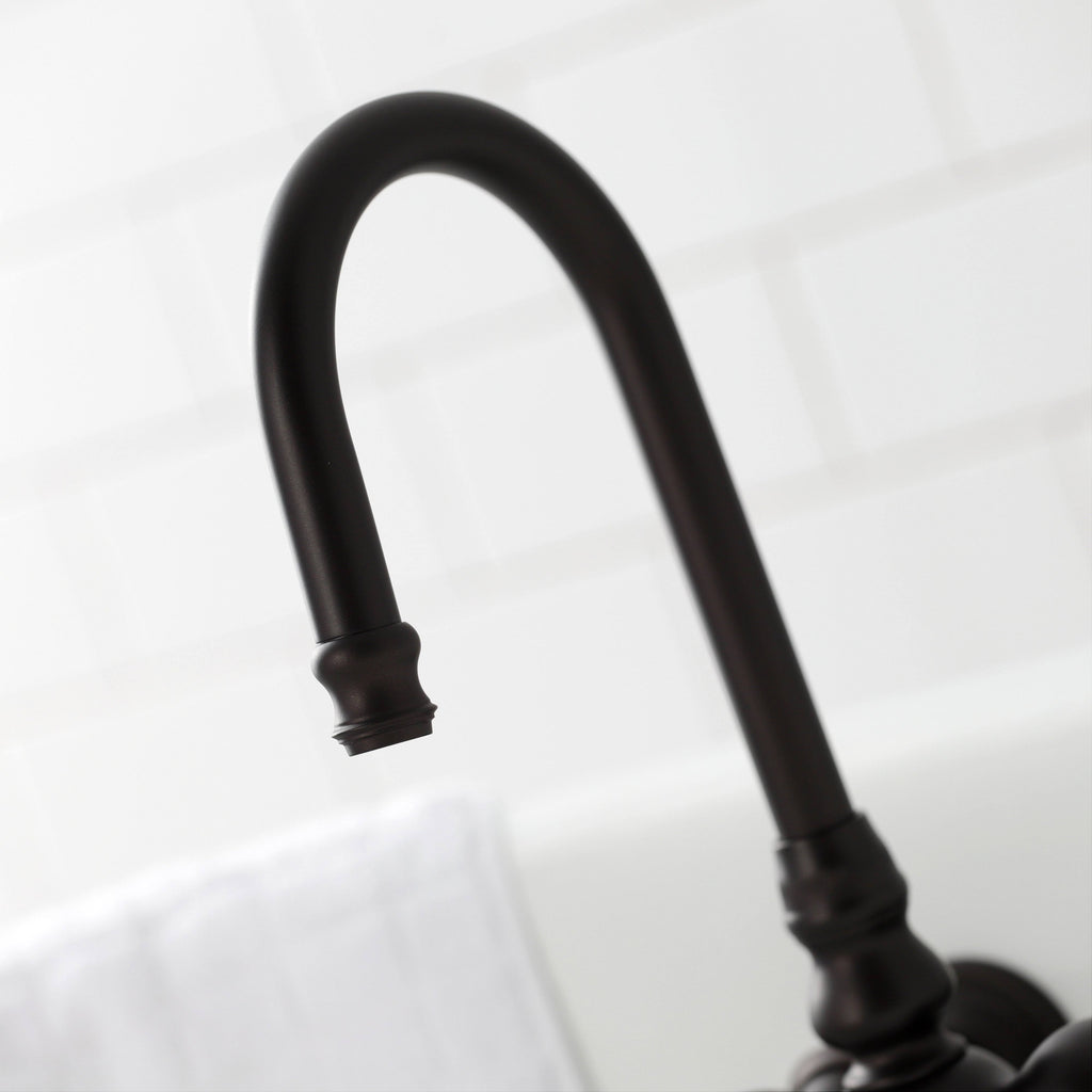 Wall Mount Clawfoot Tub Faucet Polished Chrome P6163