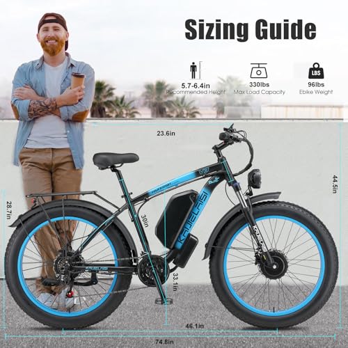 26" Fat Tire Dual Motor Electric Bike L469248