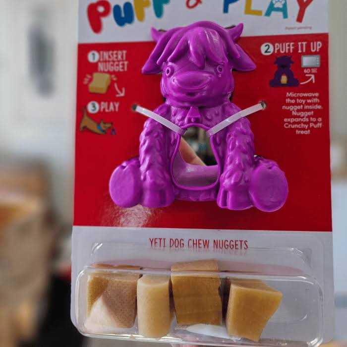 Dog Puff & Play Toy N28215
