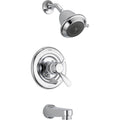 Chrome Tub and Shower Faucet with Valve Q1416