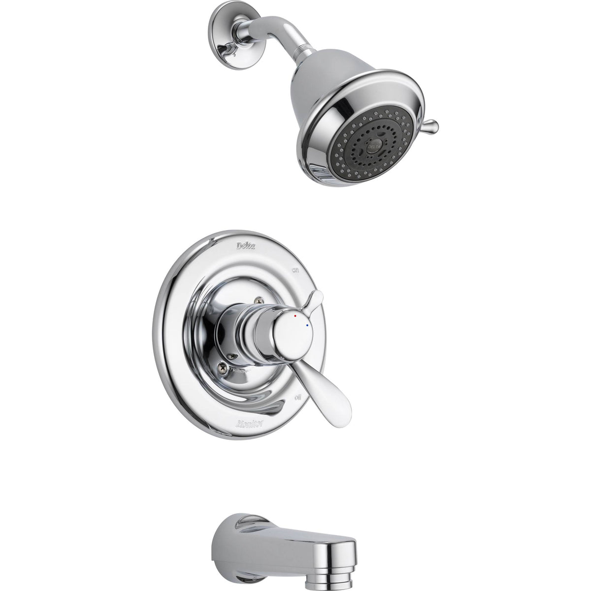 Chrome Tub and Shower Faucet with Valve Q1416