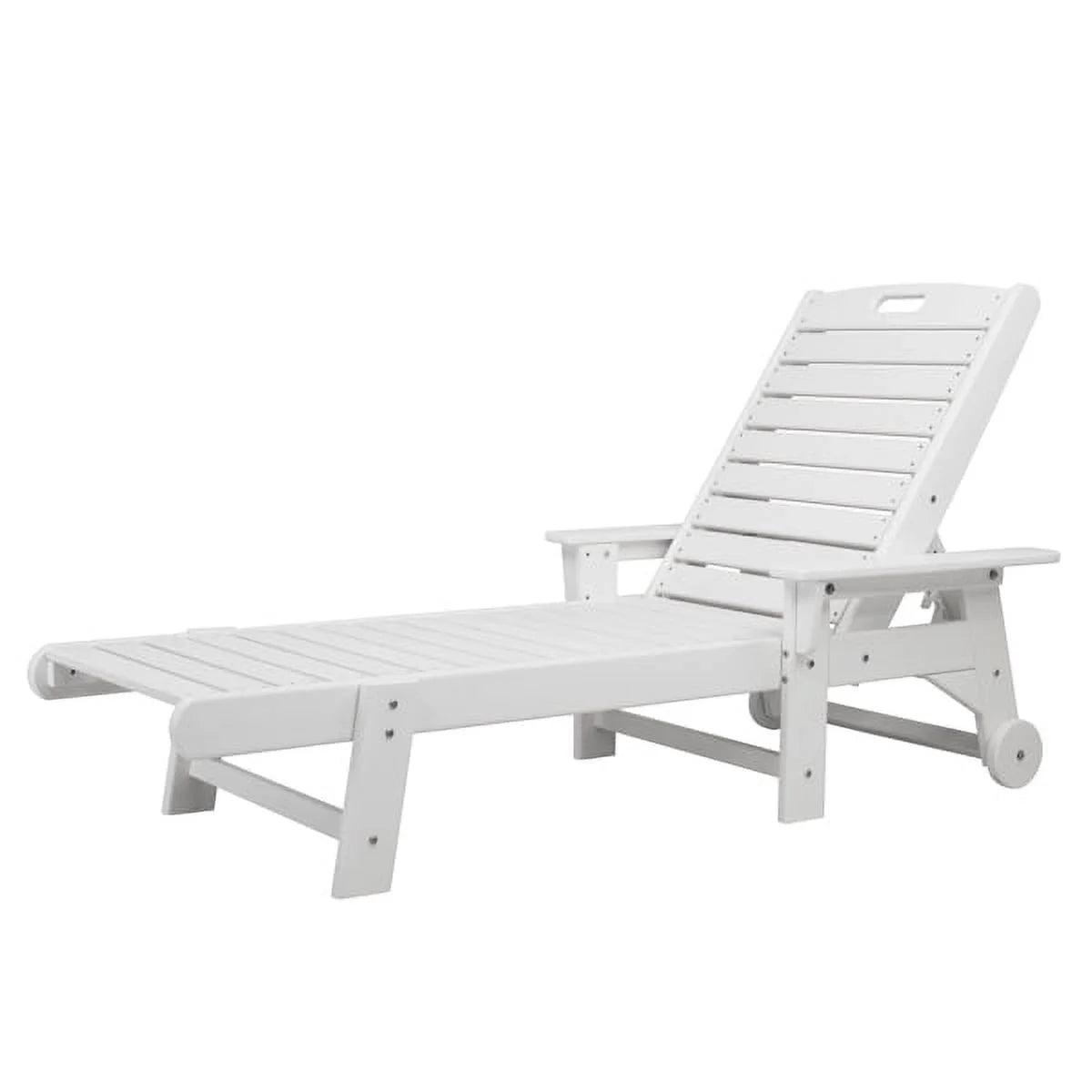 White HDPE Adjustable Backrest Lying Bed R30157