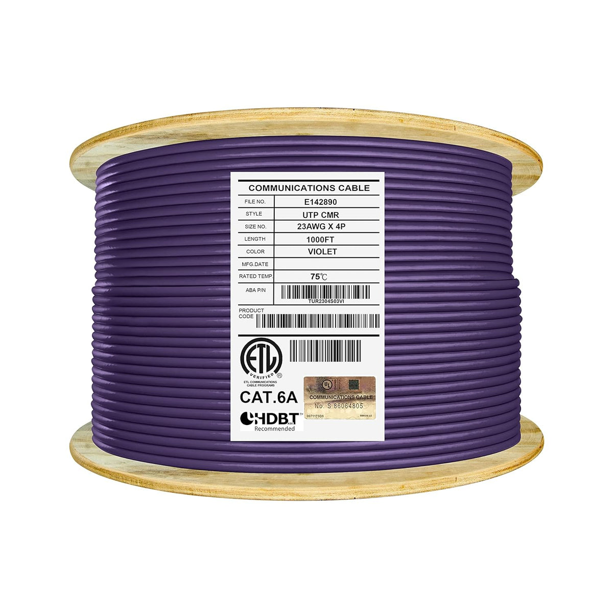 Bulk Ethernet Cable, Black Z392