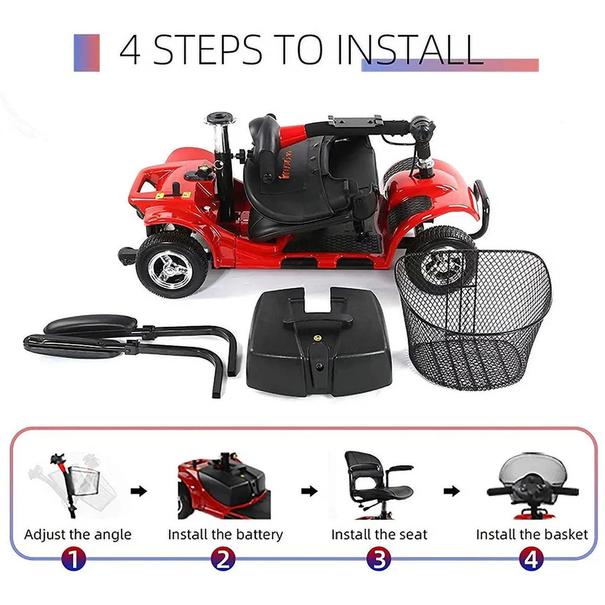 Foldable Powered Mobility Scooter Y441