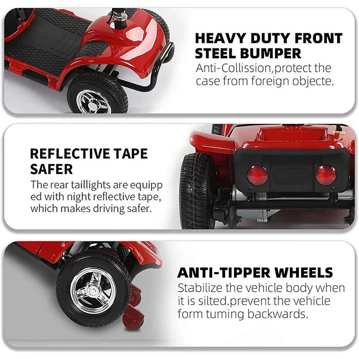 Foldable Powered Mobility Scooter Y441