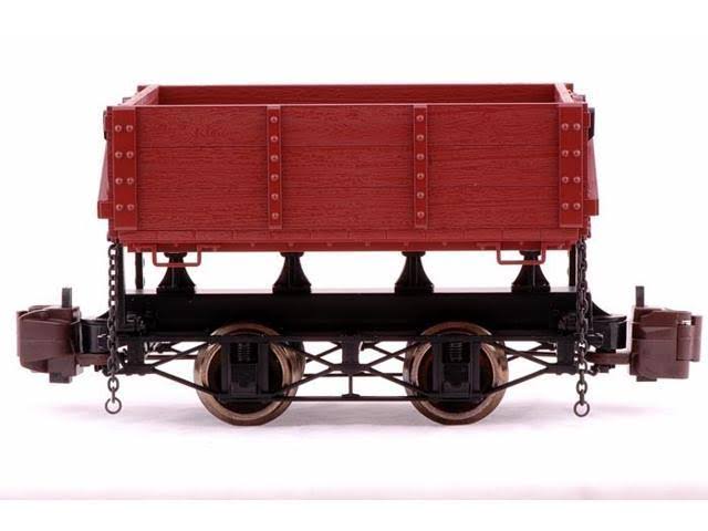 Brown Wood Side Dump Car R680