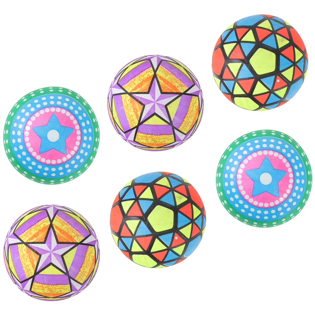 6 Pcs Inflatable Beach Ball Volleyball for Kids N667