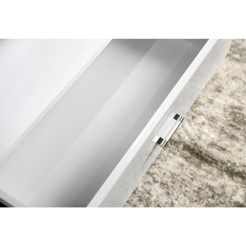 Glass 1-Shelf Coffee Table S1801